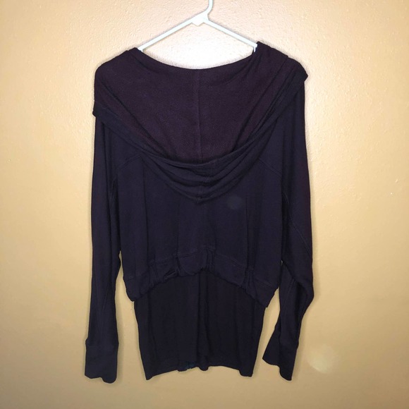 3 Dots Jacket Burgundy Dolman Sample Hoodie S - Picture 2 of 4